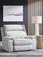 Sillón reclinable eléctrico Social Pointe con reposacabezas ajustable