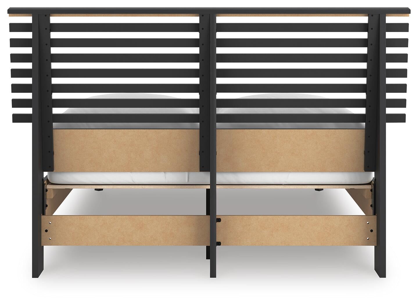 Cama con paneles de láminas Danziar