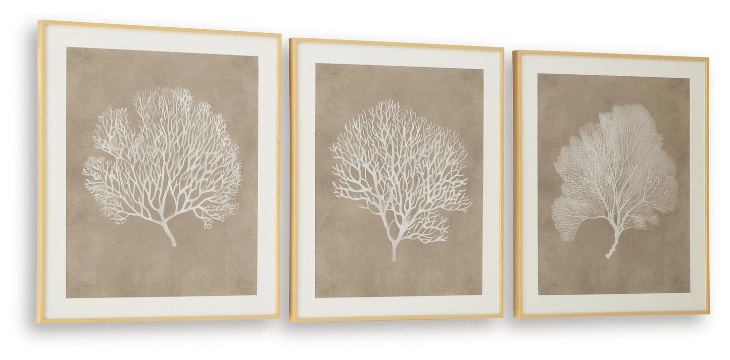 Juego de arte de pared Hendridge (3/CN)