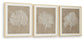 Juego de arte de pared Hendridge (3/CN)
