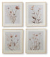 Juego de arte de pared Chettings (4/CN)