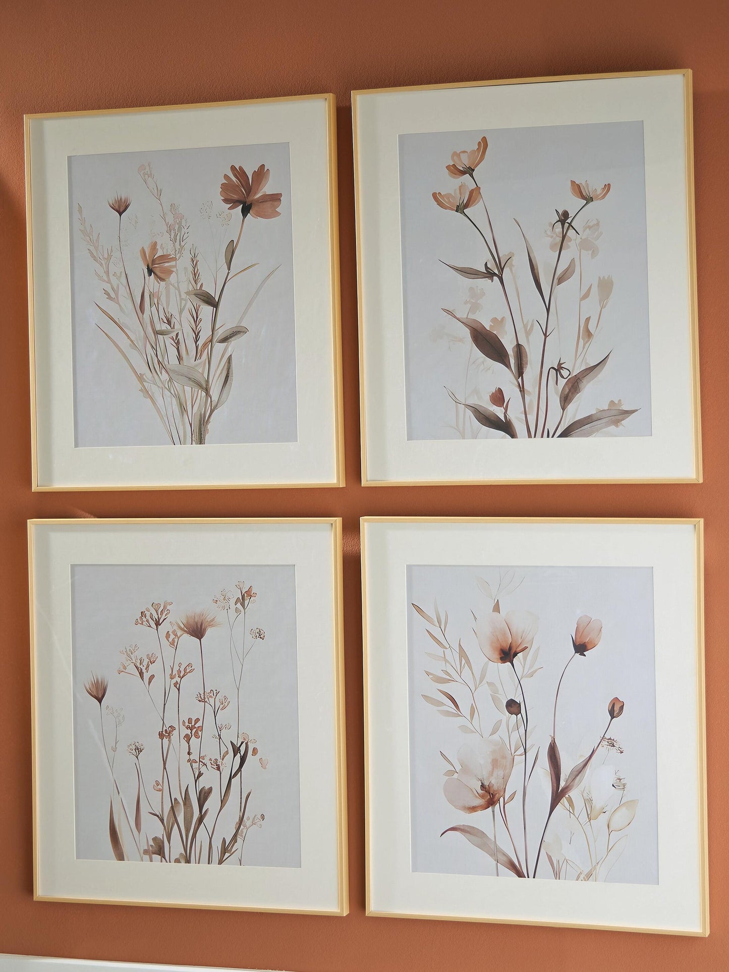 Juego de arte de pared Chettings (4/CN)