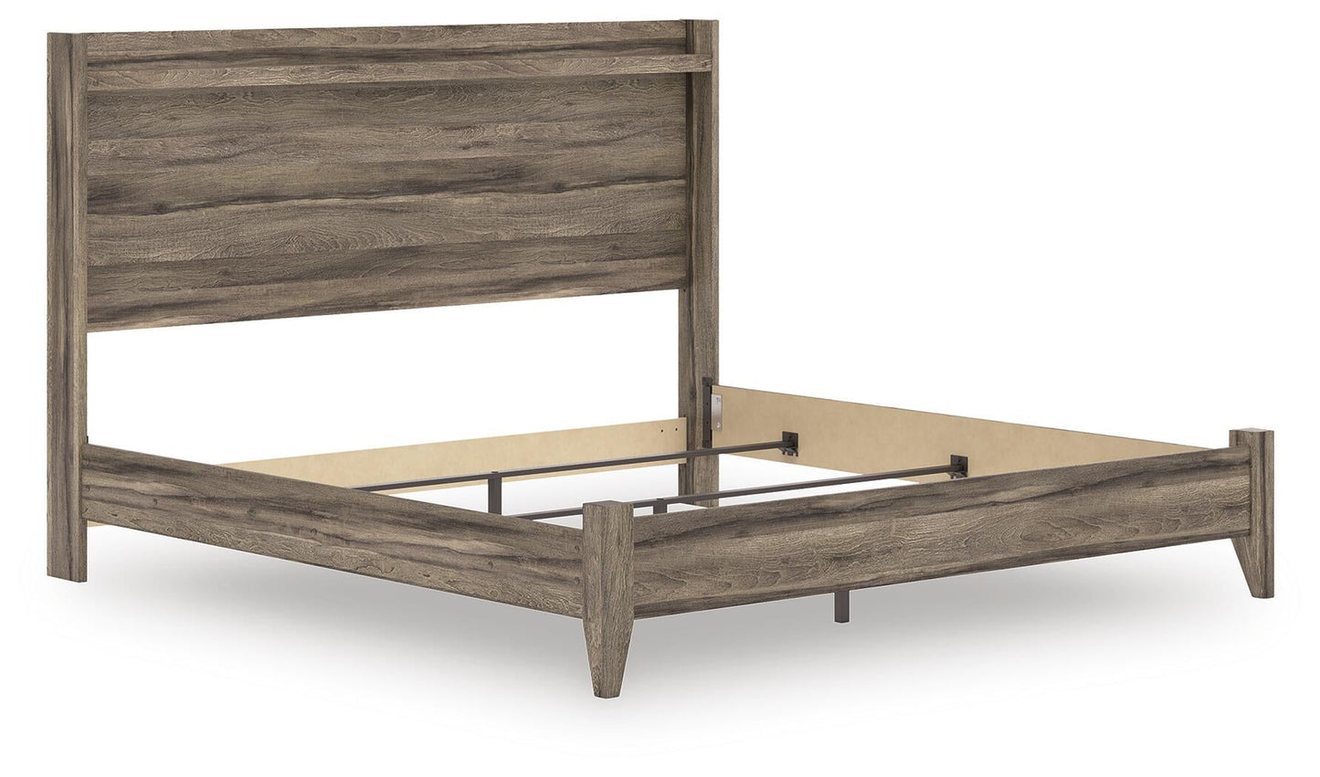 Cama King con paneles Elbrim
