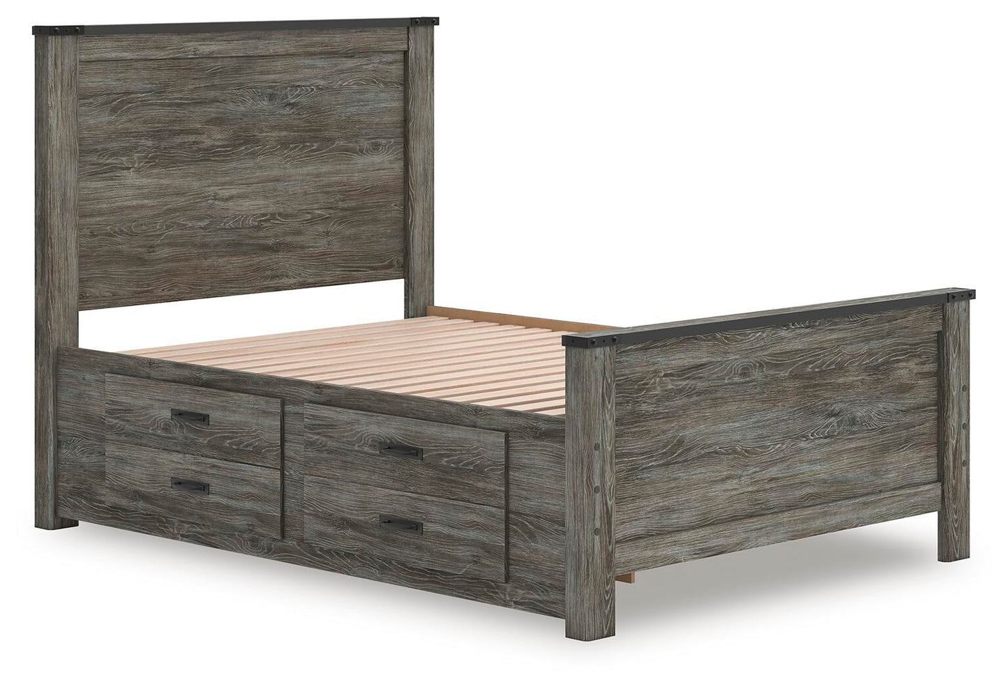 Cama Frandern con paneles completos y almacenamiento