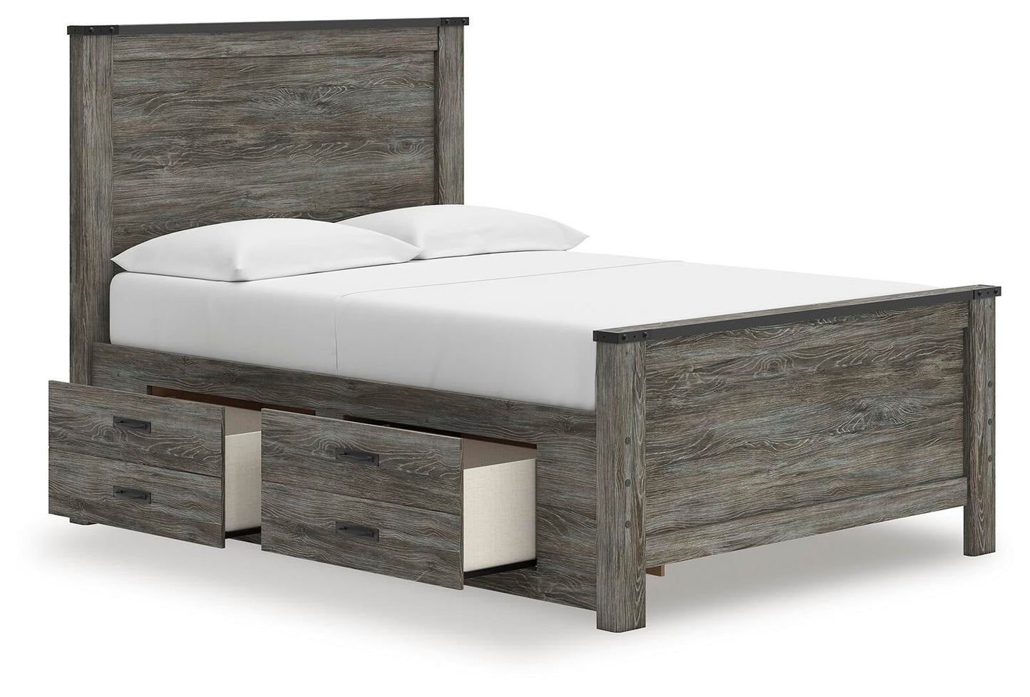 Cama Frandern con paneles completos y almacenamiento