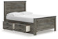 Cama Frandern con paneles completos y almacenamiento