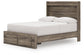Cama de almacenamiento con paneles completos Elbrim