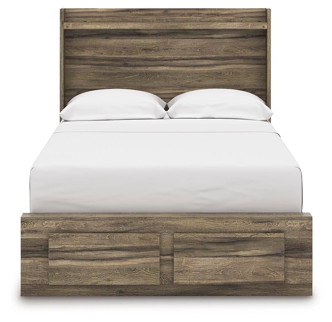 Cama de almacenamiento con paneles completos Elbrim