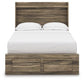 Cama de almacenamiento con paneles completos Elbrim