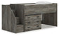 Cama alta individual Frandern con cajón de almacenamiento