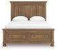 Cama Feddinger Queen con almacenamiento y paneles