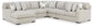 Seccional Laurelgrove de 5 piezas con chaise longue