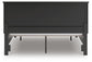 Cama California King con almacenamiento y paneles Lanolee