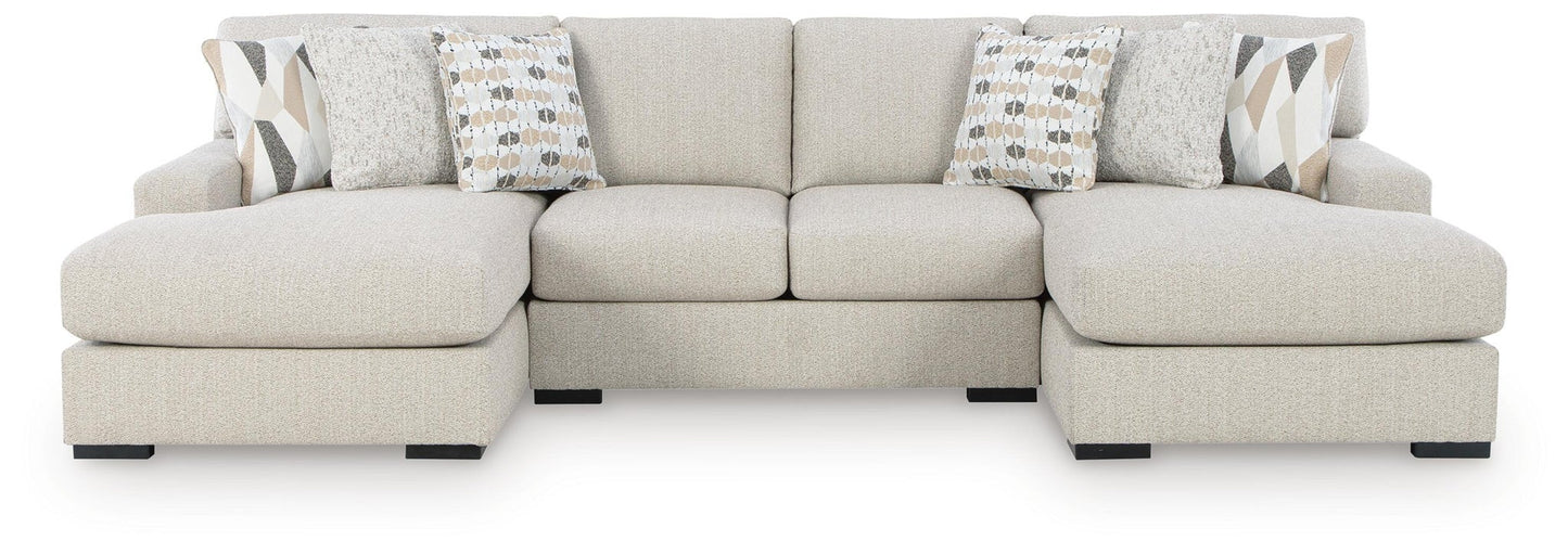 Seccional de 3 piezas con chaise longue doble Laurelgrove