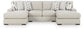Seccional de 3 piezas con chaise longue doble Laurelgrove