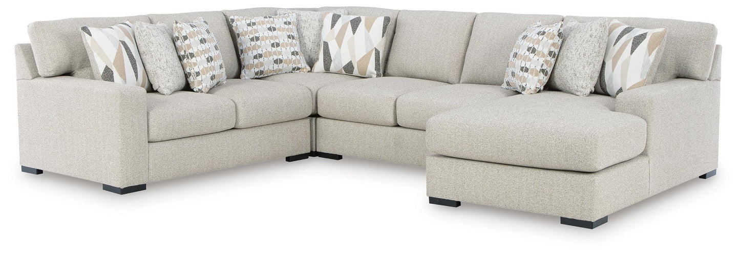 Seccional Laurelgrove de 4 piezas con chaise longue