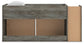 Cama alta individual Frandern con librero