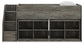 Cama alta individual Frandern con librero