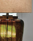 Lámpara de mesa de cristal Bainmore (1 unidad)