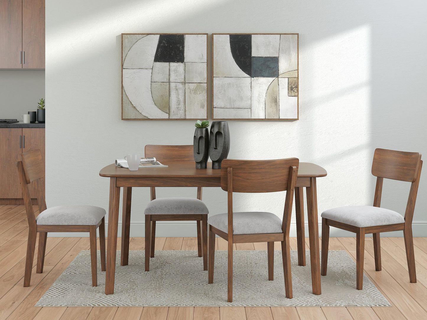 Juego de mesa de comedor Tameride (5 piezas)