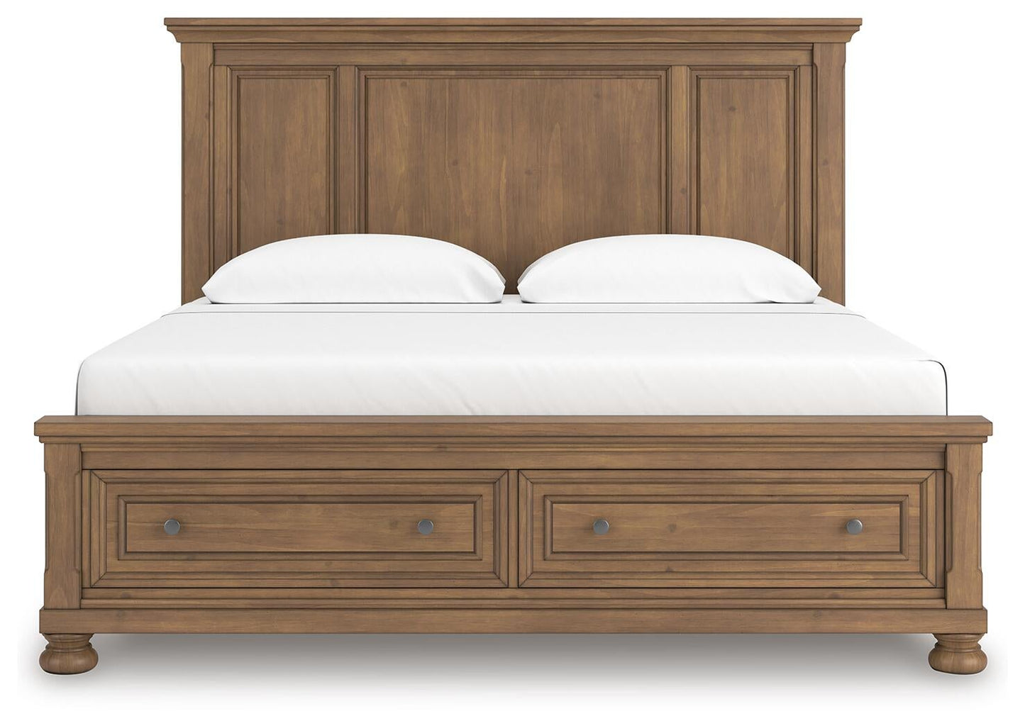 Cama Feddinger King con almacenamiento y paneles