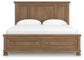Cama Feddinger King con almacenamiento y paneles