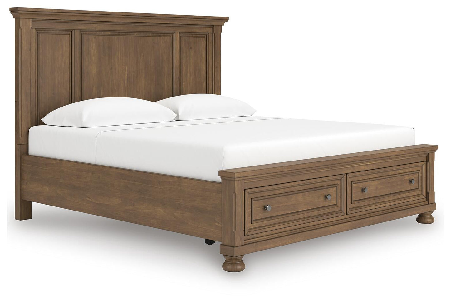 Cama Feddinger King con almacenamiento y paneles
