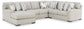 Seccional Laurelgrove de 4 piezas con chaise longue