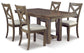 Mesa de comedor Moriville y 4 sillas