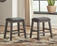Mesa de comedor alta Caitbrook y 4 taburetes