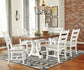 Mesa de comedor Valebeck y 6 sillas