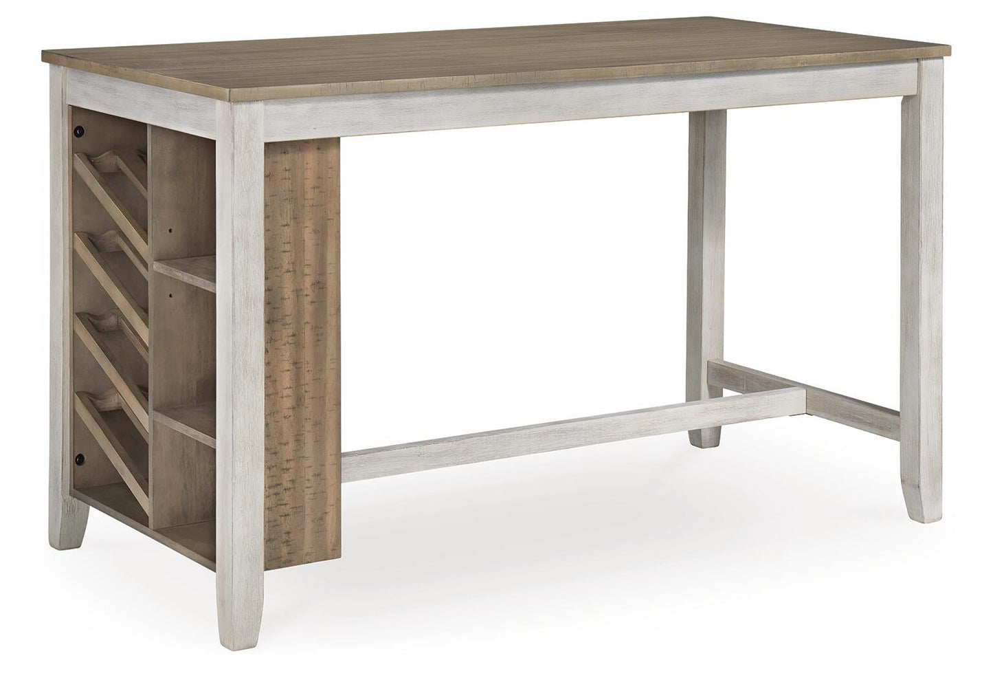 Mesa de comedor Skempton de altura de mostrador y 4 taburetes