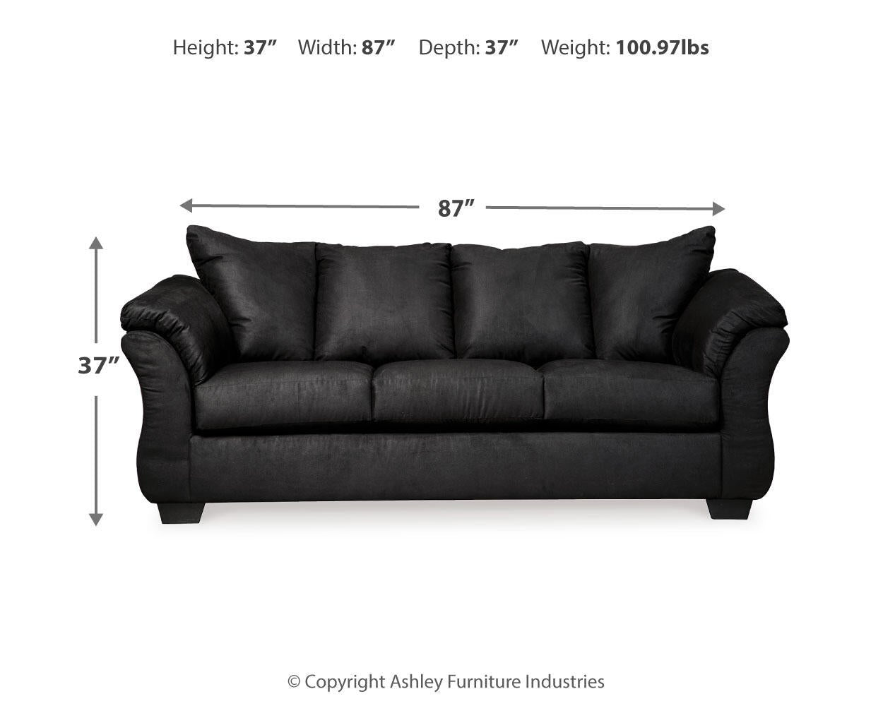 Sofá y loveseat