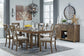 Mesa de comedor Moriville y 6 sillas