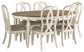 Mesa de comedor Realyn y 6 sillas