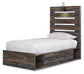 Cama doble Drystan con 4 cajones y tocador con espejo