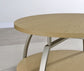 Dacre 2-piece Round Coffee and End Table Set Greige