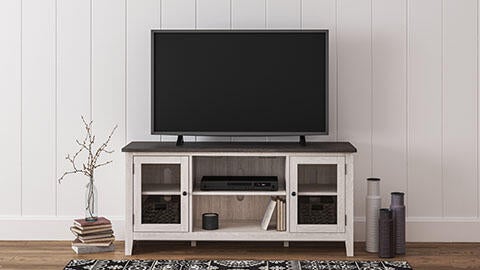 Soporte para TV LG Dorrinson con opción de chimenea