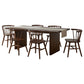 Decker 7-piece 82-inch Rectangular Dining Set Walnut