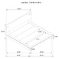 Stillwater Eastern King Platform Bed