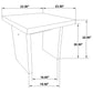 Decker 2-piece Coffee and End Table Set Walnut