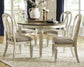 Mesa de comedor Realyn y 4 sillas