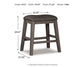 Mesa de comedor alta Caitbrook y 4 taburetes