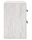 Cayboni Full Panel Bed with Mirrored Dresser
