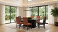 Mesa de comedor rectangular Stanton de 66 pulgadas, color negro