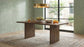 Decker 82-inch Rectangular Wood Dining Table Walnut