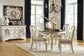 Mesa de comedor ovalada EXT Realyn