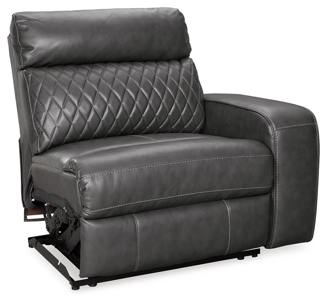 Loveseat seccional reclinable eléctrico de dos piezas Samperstone