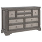Cresswell 5-piece Eastern King Storage Bedroom Set Weathered Taupe