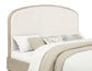 Lucaire Queen Upholstered Panel Bed Sandstone